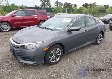2017 Honda Civic Lx из США, поврежденный, VIN 2HGFC2F54HH527421